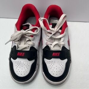 Nike AirJordan Kids' Toddlers White Black Red SneakersTennis ShoesLaced Size 11C